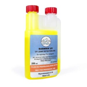 Keltainen väriaine UV vuototestaukseen 250ml - Image 1